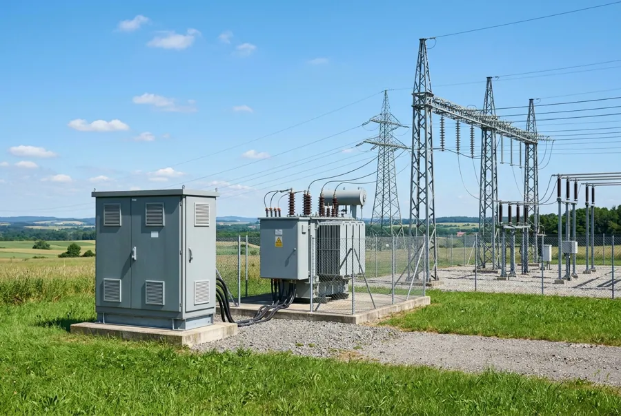 Netzanschlussstation und Umspannwerk als Netzverknüpfungspunkt